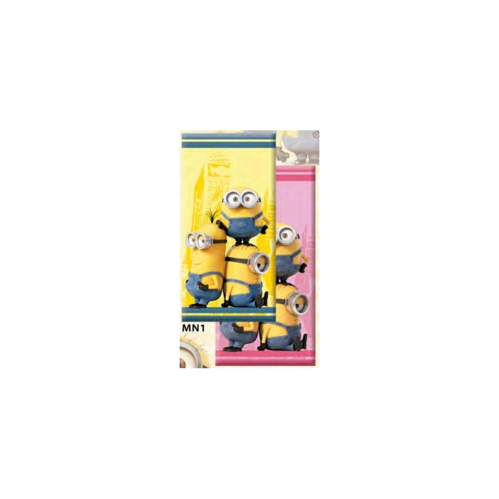 Serviette de plage Minions Rose 70x140 cm