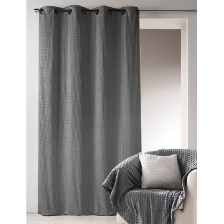 Rideau Polaire Gris - 140 x 260 cm 