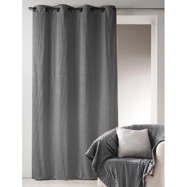 Rideau Polaire Gris - 140 x 260 cm 