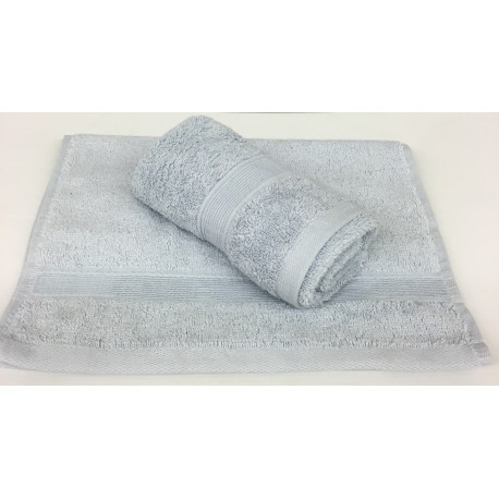 Lot de 2 Serviettes Invités Gris - 30x50 