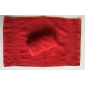 Lot de 2 Serviettes Invités Rouge - 30x50