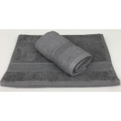 Lot de 2 Serviettes Invités Anthracite - 30x50