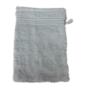 Lot de 4 Gants de Toilette - 20x15 - Gris clair