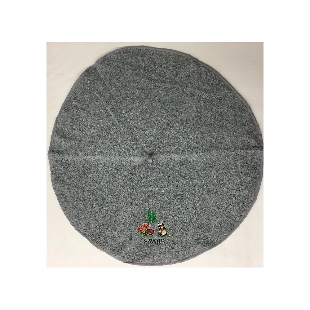 Essuie Main Rond Marmotte Gris