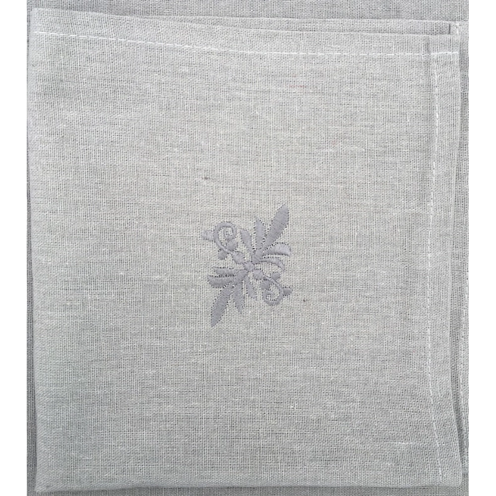 Nappe Brodée Rectangle Angele - 150x300 cm