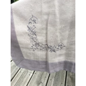 Nappe Brodée Rectangle Angele - 150x300 cm