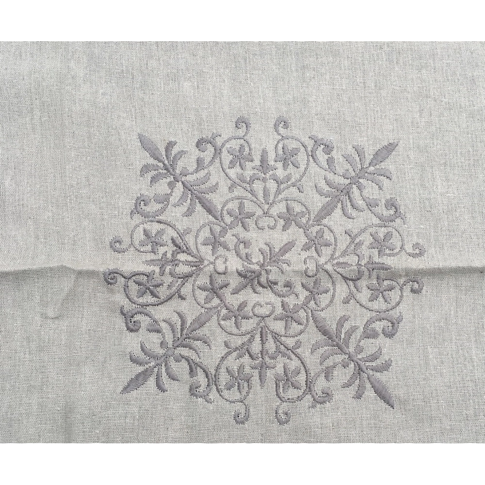 Nappe Brodée Rectangle Angele - 150x300 cm
