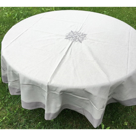 Nappe Brodee Ronde Angele 180 Cm