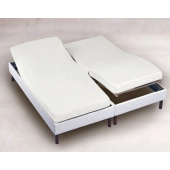 Protège matelas imperméable spécial lit articulé tête/pieds relevables - Alèse respirante et silencieuse, bonnet 30 cm