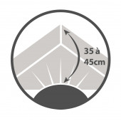 Drap Housse  Jersey 180x200 Maxi Bonnets Coton Extensible Rubis