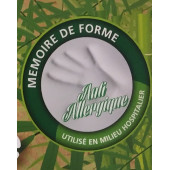 Surmatelas à mémoire de forme 140x190 - Visco et fibre de bambou