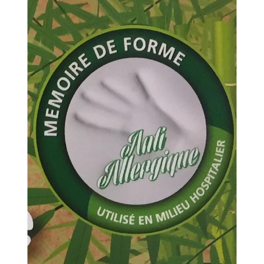 Surmatelas à mémoire de forme 140x190 cm en Visco et fibre de bambou 5,5 cm - Soutien du dos et sommeil réparateur