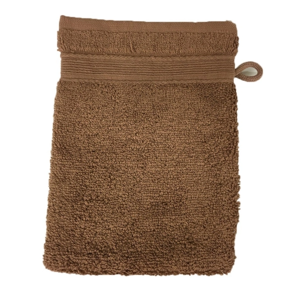 Lot de 10 Gants de Toilette Éponge 600gr/m² Coton - 20x15cm