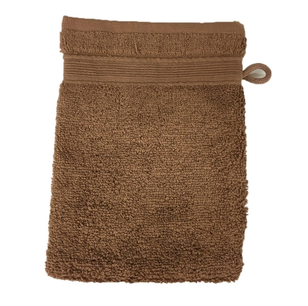 Lot de 10 gants de toilette 100 % coton éponge 600g/m² 20x15 cm - Absorbants, nettoient en douceur, pour un usage quotidien