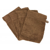 Lot de 10 Gants de Toilette Éponge 600gr/m² Coton - 20x15cm