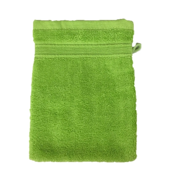 Lot de 10 Gants de Toilette Éponge 600gr/m² Coton - 20x15cm