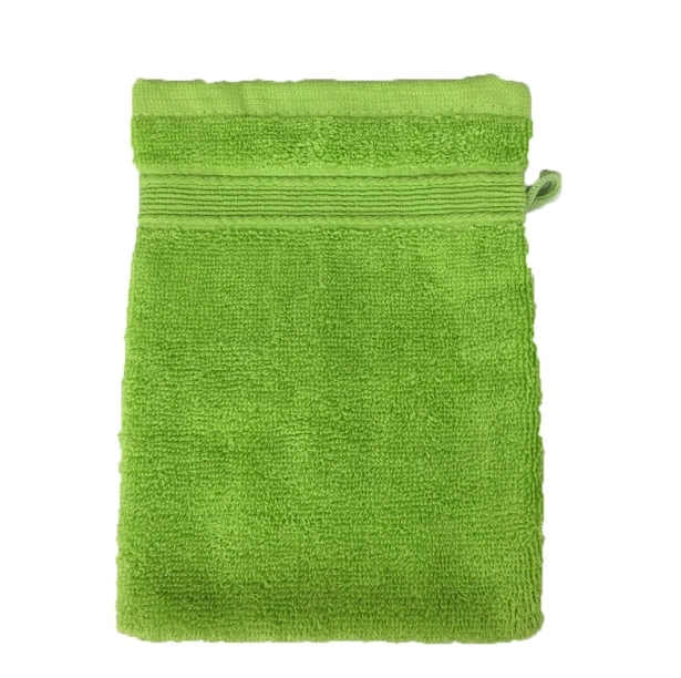 Lot de 10 gants de toilette 100 % coton éponge 600g/m² 20x15 cm - Absorbants, nettoient en douceur, pour un usage quotidien