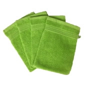 Lot de 10 gants de toilette 100 % coton éponge 600g/m² 20x15 cm - Absorbants, nettoient en douceur, pour un usage quotidien