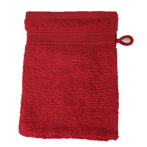 Lot de 10 Gants de Toilette Éponge 600gr/m² Coton - 20x15cm