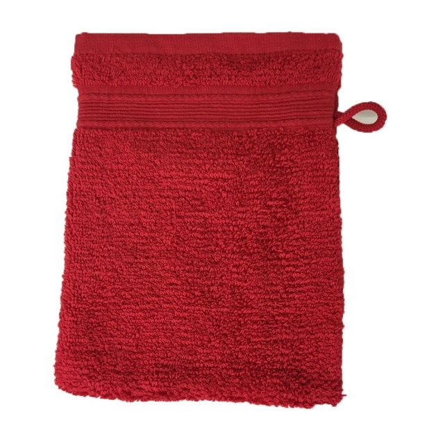 Lot de 10 gants de toilette 100 % coton éponge 600g/m² 20x15 cm - Absorbants, nettoient en douceur, pour un usage quotidien