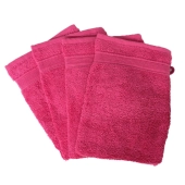 Lot de 10 gants de toilette 100 % coton éponge 600g/m² 20x15 cm - Absorbants, nettoient en douceur, pour un usage quotidien