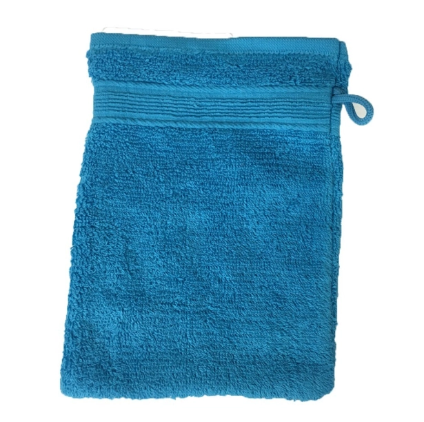 Lot de 10 gants de toilette 100 % coton éponge 600g/m² 20x15 cm - Absorbants, nettoient en douceur, pour un usage quotidien