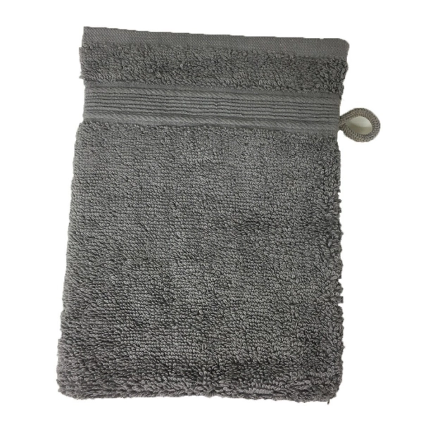 Lot de 10 gants de toilette 100 % coton éponge 600g/m² 20x15 cm - Absorbants, nettoient en douceur, pour un usage quotidien
