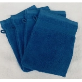 Lot de 10 gants de toilette 100 % coton éponge 600g/m² 20x15 cm - Absorbants, nettoient en douceur, pour un usage quotidien