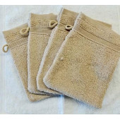 Lot de 10 Gants de Toilette Éponge 600gr/m² Coton - 20x15cm