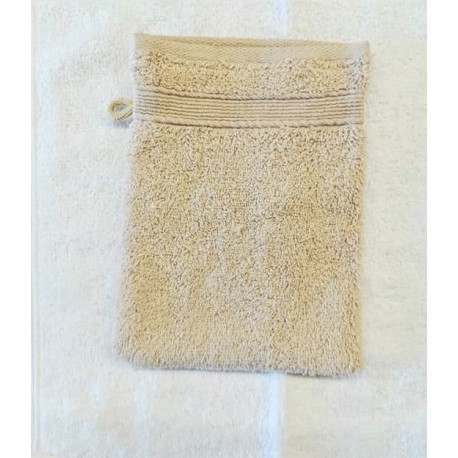 Lot de 10 Gants de Toilette Éponge 600gr/m² Coton - 20x15cm