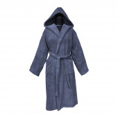 Peignoir à capuche 100% coton 