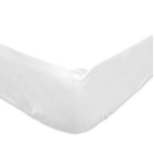 Drap housse 80x200 Blanc 100 % coton - Fabrication Vosges
