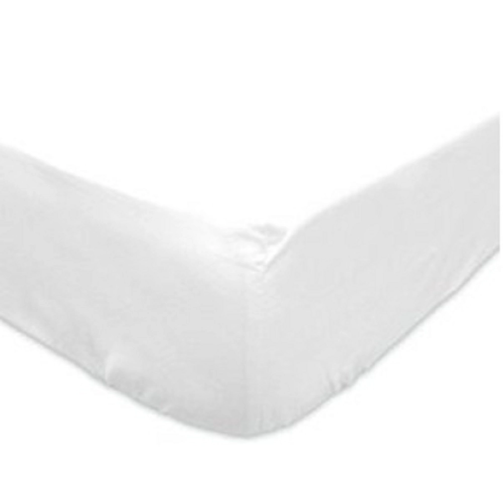 Drap housse 80x200 Blanc 100 % coton - Fabrication Vosges