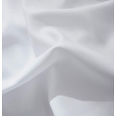 Housse de Couette 240x280 uni blanche coton + 2 taies carrées assorties