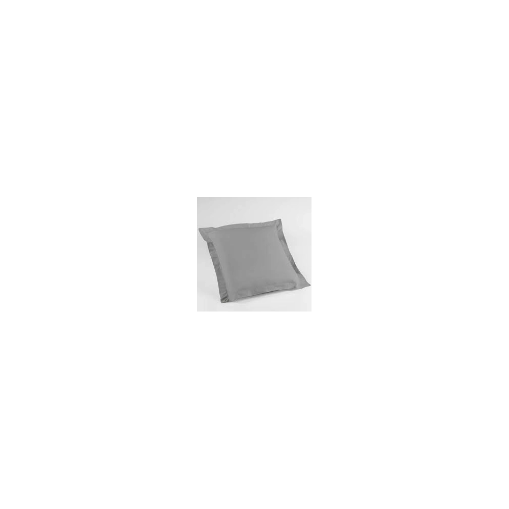 Housse de Couette 240x280 cm Unie Gris Souris 100% Coton 57 fils/cm² + 2 Taies assorties – Fabrication Française