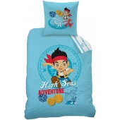 Housse de couette 140x200 Disney Jake and Pirates Trésor