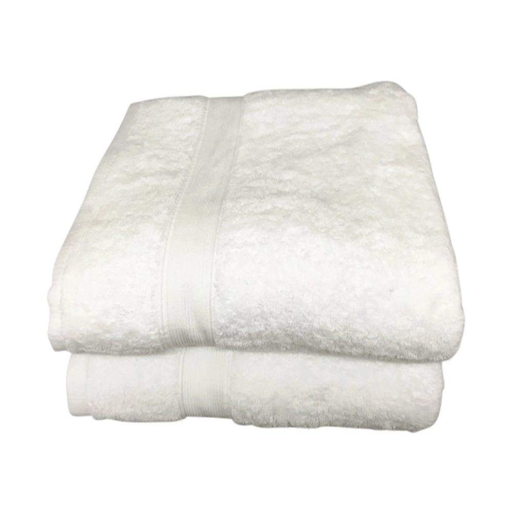 Lot de 5 serviettes blanches en éponge 100 % coton 600 g/m² - 3 tailles pour chaque besoin, douceur et absorption optimale