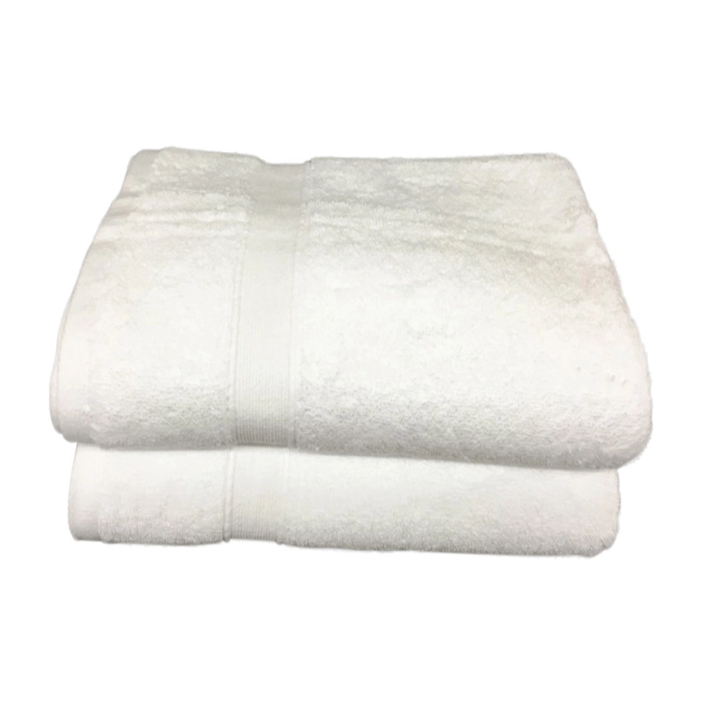 Lot de 5 serviettes blanches en éponge 100 % coton 600 g/m² - 3 tailles pour chaque besoin, douceur et absorption optimale