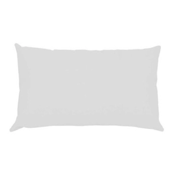 Taie d'oreiller Blanche 40x60  à Fermeture Eclair
