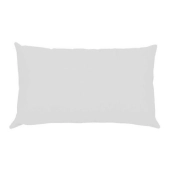 Taie d'oreiller Blanche 40x60 cm à  Fermeture Eclair
