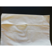 Taie d'oreiller Blanche 40x60  à Fermeture Eclair