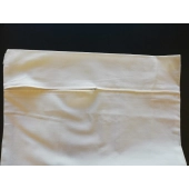Taie d'oreiller Blanche 40x60 cm à  Fermeture Eclair