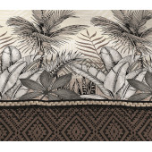 Motifs Housse de couette 220x240 + 2 taies Jungle Taupe