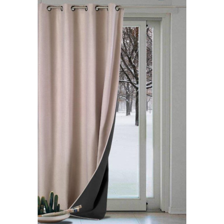 Rideau GALENA Isolant thermique à  Œillets 140x260