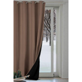 Rideau GALENA Isolant thermique à  Œillets 140x260