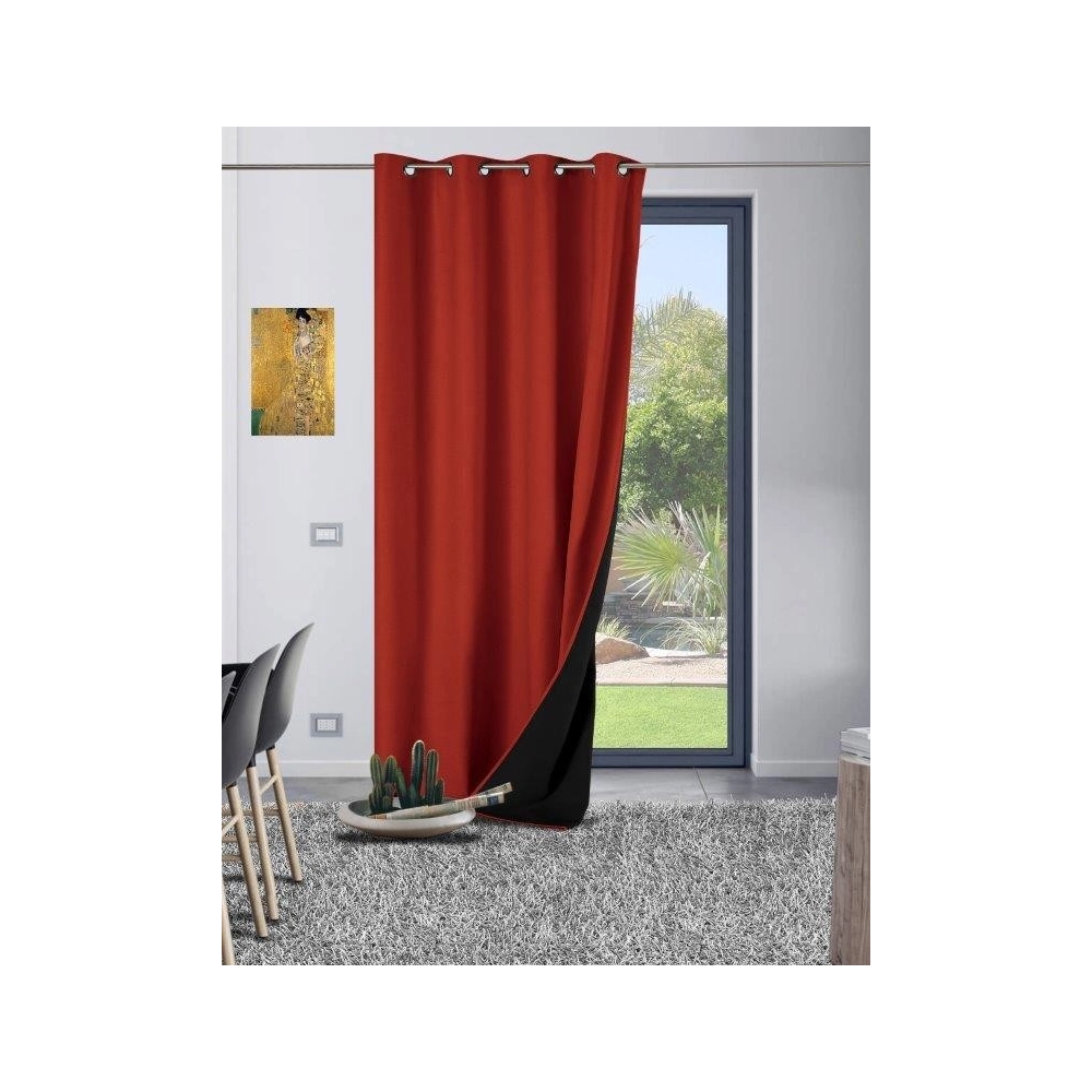 Rideau thermique GALENA 140x260 cm - Isolant et occultant, confort intérieur toutes saison, économie d'énergie