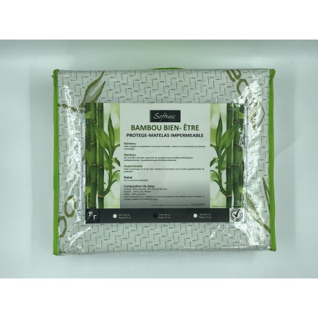 Protège Matelas Bambou - Imperméable 140x190