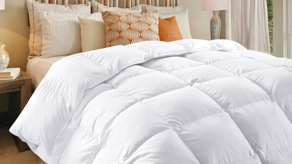 Couette Premium Hiver été Couette 220x240cm Très Chaude 550g - Couette 4 Saisons Premium Hiver Été Ultra Gonflante Marque Française Literie