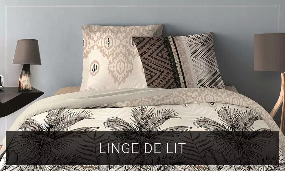 Toute la sélection de linge de lit Alpes Blanc