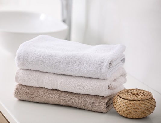 Tous les linges de bain sont disponibles